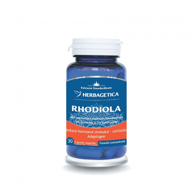 Rhodiola, 30 capsule, Herbagetica