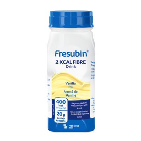 Fresubin 2kcal drink vanilie fibre, 4 x 200ml, Fresenius Kabi