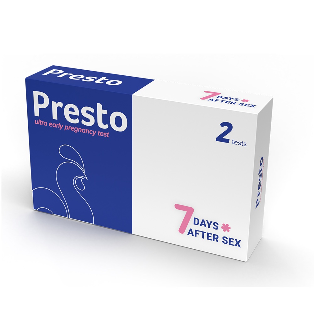 Test de sarcina Presto, 2 bucati, Blue Cross Bio-Medical Co Ltd