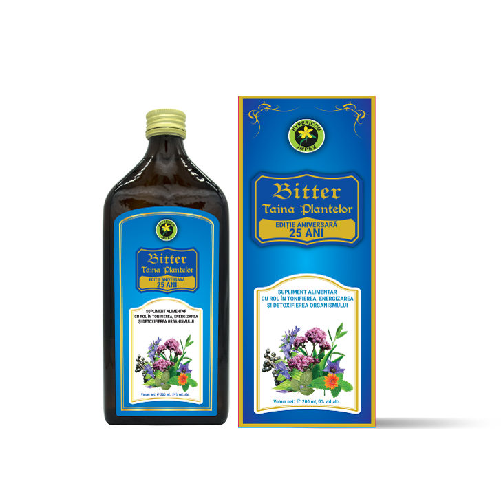 Bitter Taina Plantelor fara alcool, 200 ml, Hypericum