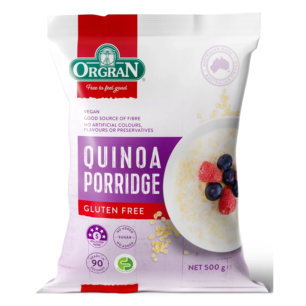Porridge cu quinoa, 500 g, Orgran