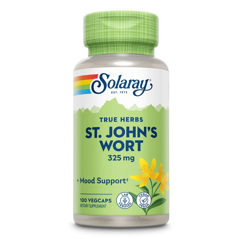 St. John's Wort, 325 mg, 100 capsule, Solaray