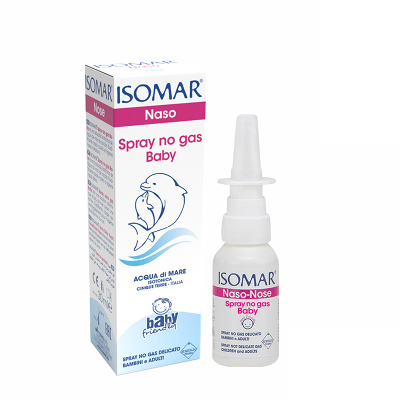 Spray nazal fara gaz cu apa de mare izotonica, 30 ml, Isomar Baby