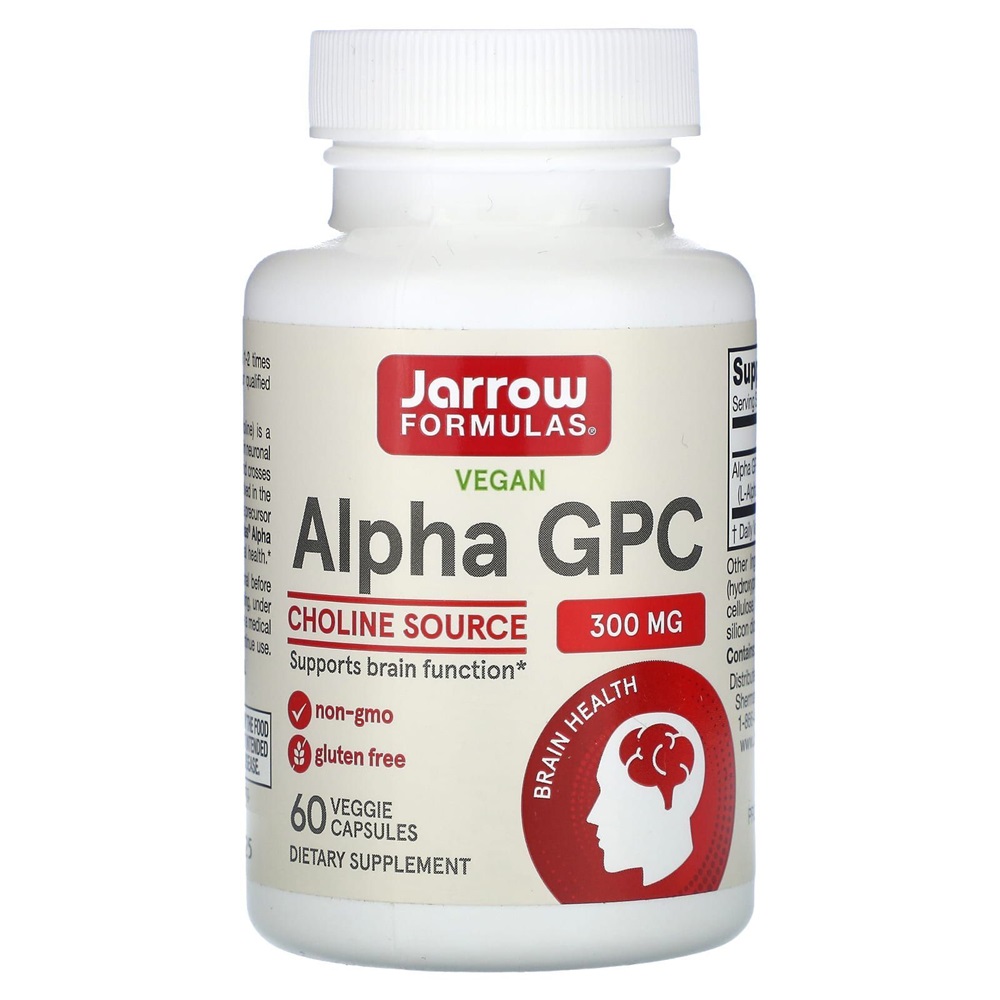 Alpha GPC Jarrow Formulas, 300 mg, 60 capsule, Secom