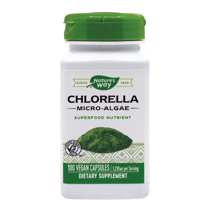 Chlorella Micro-algae 410mg Nature's Way, 100 capsule, Secom