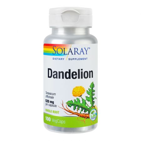 Dandelion (Papadie) 520 mg Solaray, 100 capsule - Secom