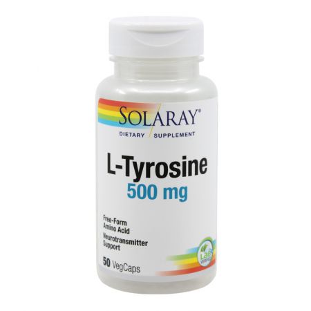 L-Tyrosine 500mg Solaray, 50 capsule - Secom