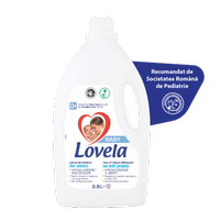 Detergent lichid pentru rufe albe, 2900 ml, Lovela Baby