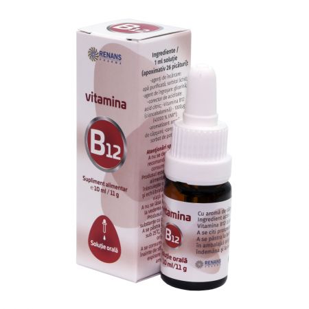 Vitamina B12 solutie, 20 ml - Renans