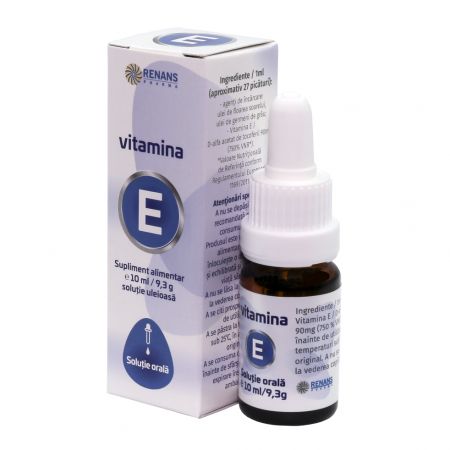 Vitamina E, solutie orala, 10 ml - Renans