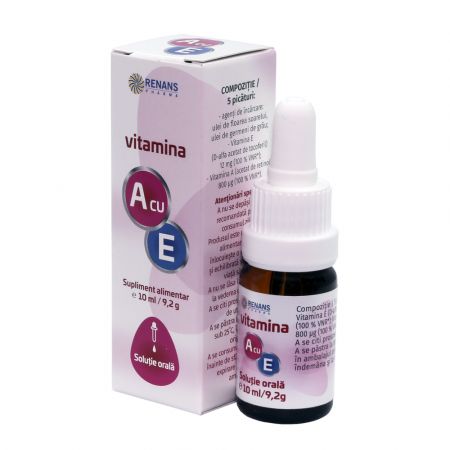 Vitamina A cu E, solutie orala, 10 ml - Renans
