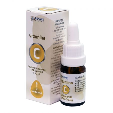 Vitamina C, solutie orala, 10 ml - Renans