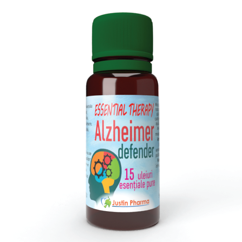 Ulei esential Alzheimer defender, 10 ml, Justin Pharma
