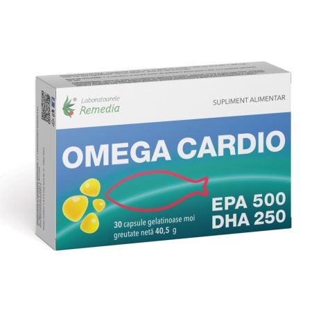 Omega Cardio, 30 capsule moi - Remedia