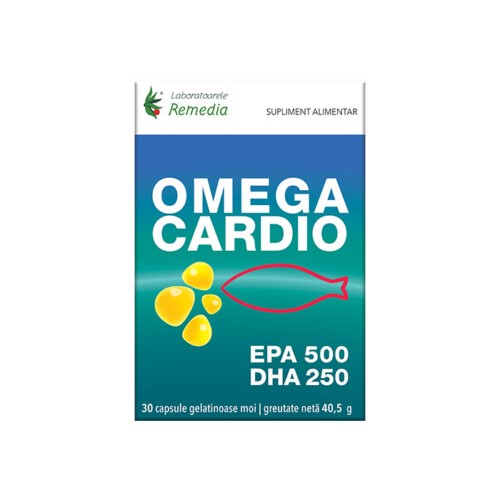 Omega Cardio, 30 capsule moi, Remedia