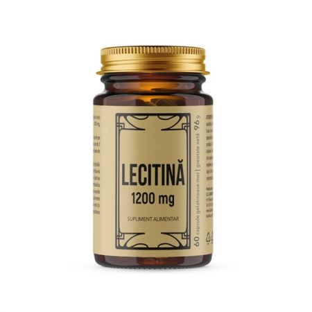 Lecitina, 1200 mg, 60 capsule moi - Remedia