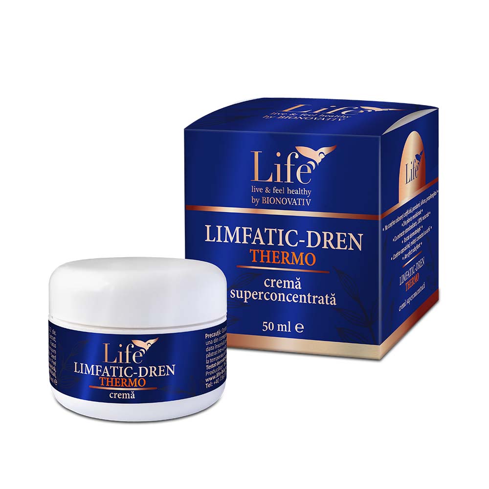 Crema Limfatic-Dren Thermo, 50 ml, Bionovativ