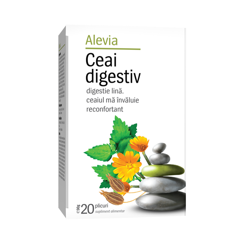 Ceai digestiv, 20 plicuri, Alevia