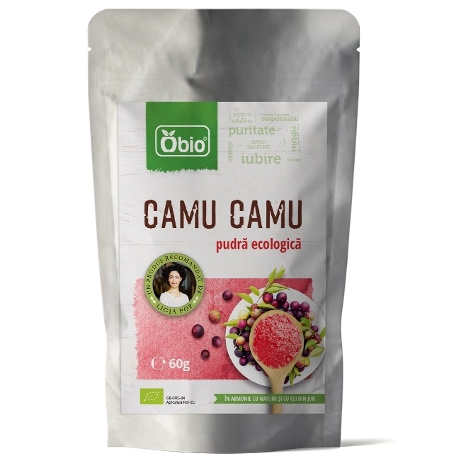 Camu Camu pulbere Ecologica, 60 g, Obio
