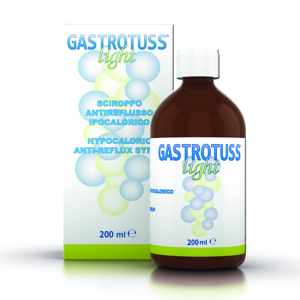 Sirop hipocaloric anti-reflux Gastrotuss Light, 200 ml, Gastrotuss