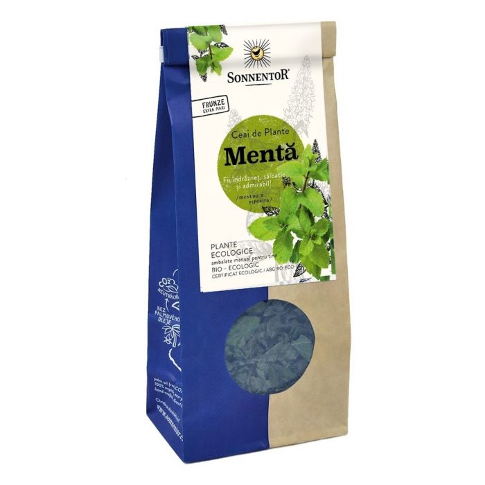 Ceai bio de plante Menta, 50 g, Sonnentor