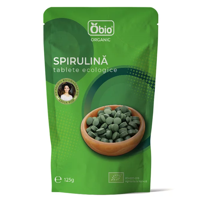 Spirulina eco, 250 tablete (125g), Obio