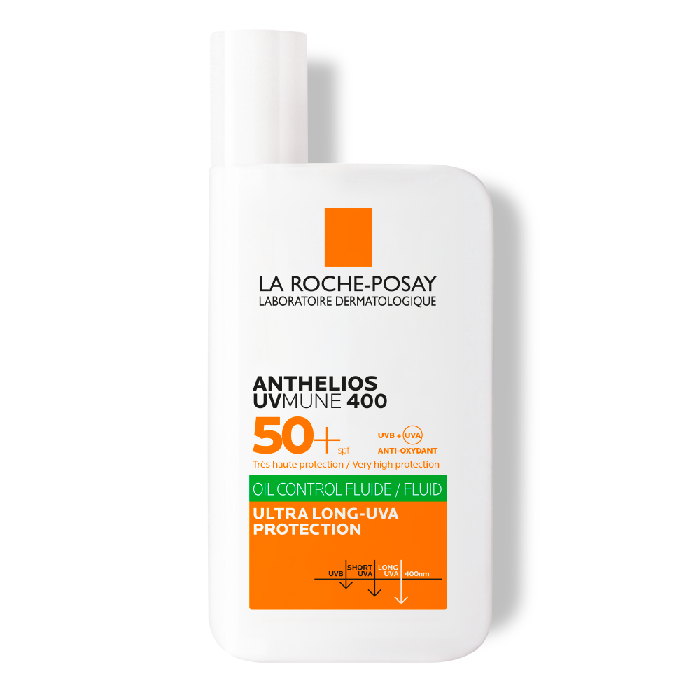 Fluid cu protectie solara SPF 50+ pentru fata Anthelios UVmune 400 Oil Control, SPF 50+, 50 ml, La Roche-Posay 549883