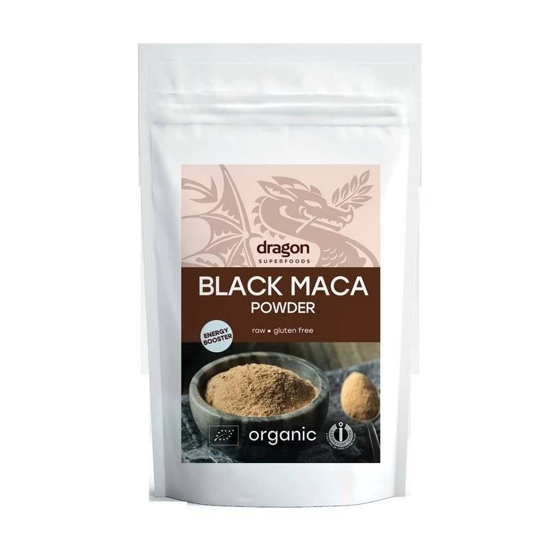 Pulbere Bio de maca neagra, 100 g, Dragon Superfoods