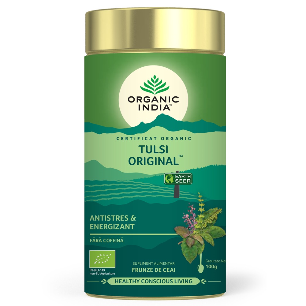 Tulsi Original Ceai Bio, 100 g, Organic India