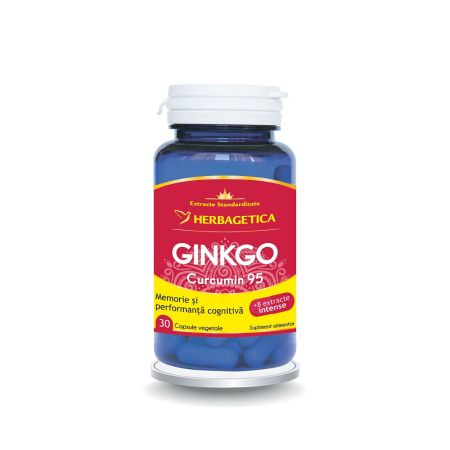 Gingko Curcumin95, 30 capsule - Herbagetica