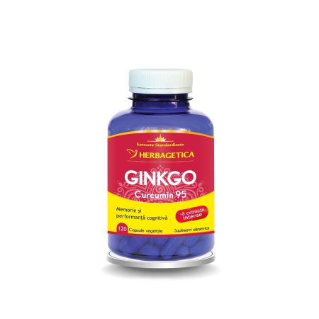Gingko Curcumin95, 120 capsule - Herbagetica