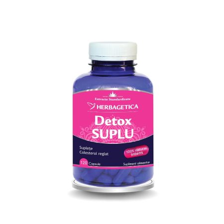 Detox Suplu, 120 capsule - Herbagetica