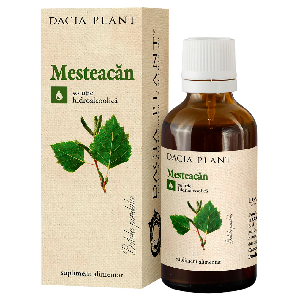 Tinctura de Mesteacan, 50 ml, Dacia Plant