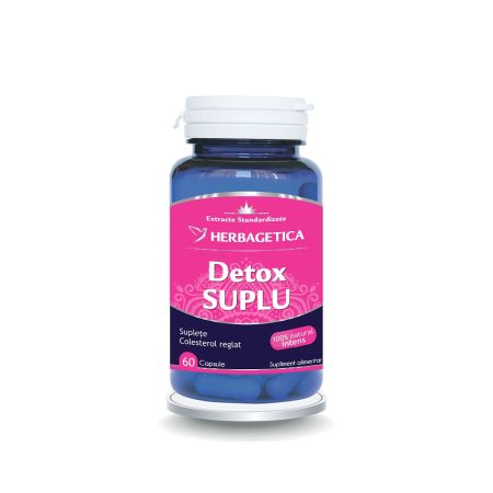 Detox Suplu, 60 capsule - Herbagetica
