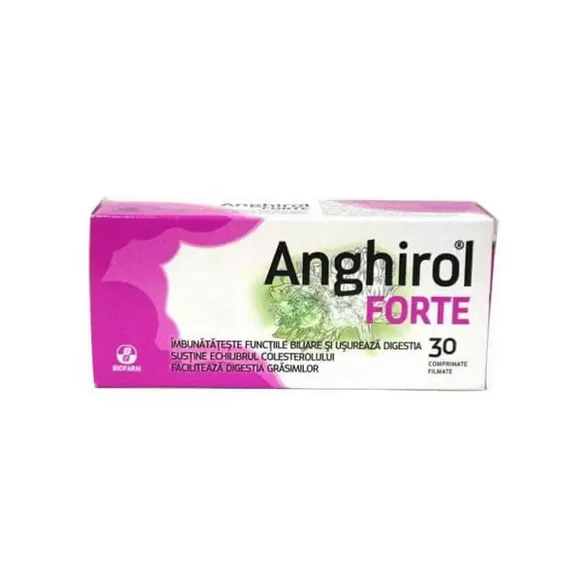 Anghirol Forte, 30 comprimate, Biofarm