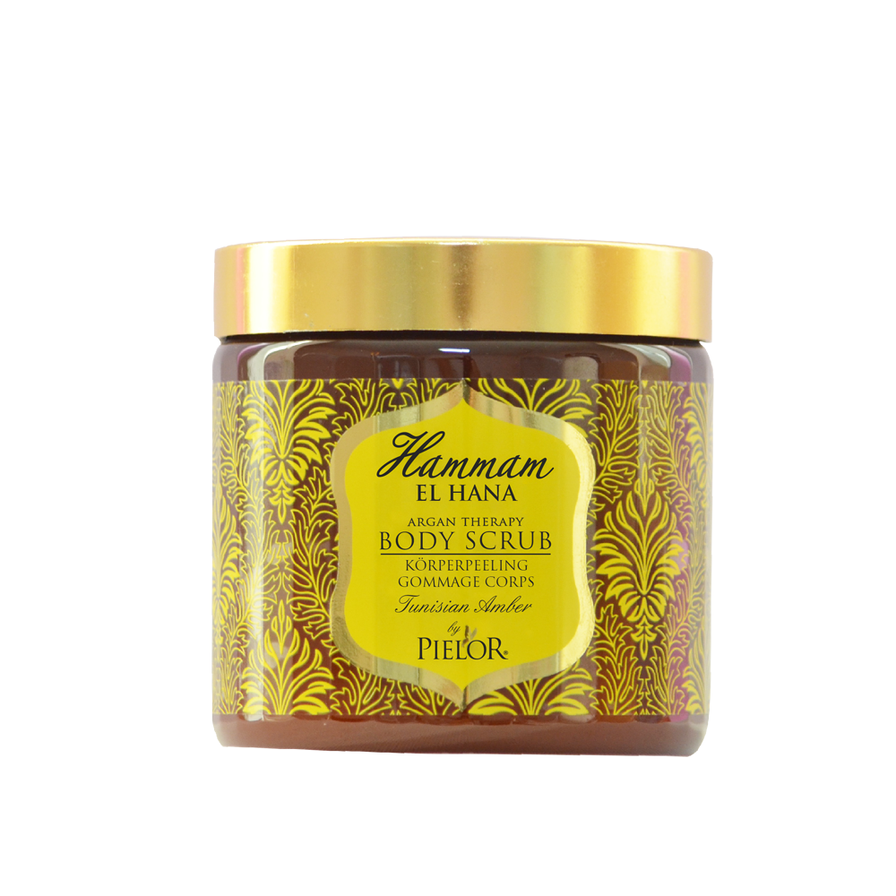 Crema exfolianta pentru corp Tunisian Amber, 500 ml, Pielor Hammam