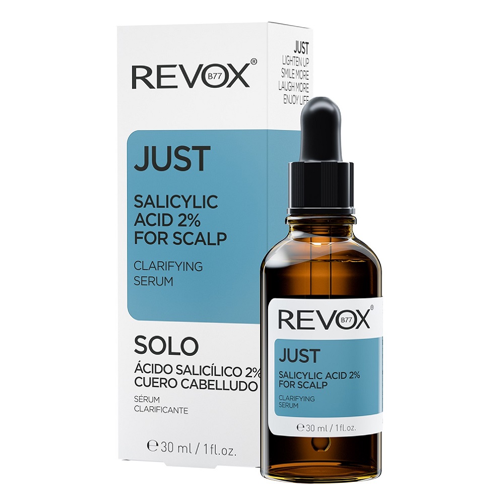 Acid salicilic 2% pentru scalp Just, 30 ml, Revox