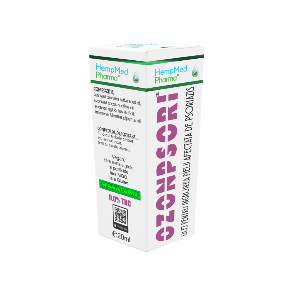 Ulei ozonat Ozonpsori, 20 ml, HempMed Pharma