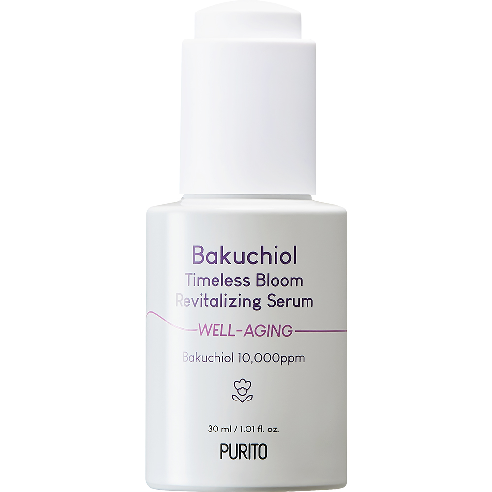Serum Bakuchiol Timeless Bloom Revitalizing, 30 ml, Purito