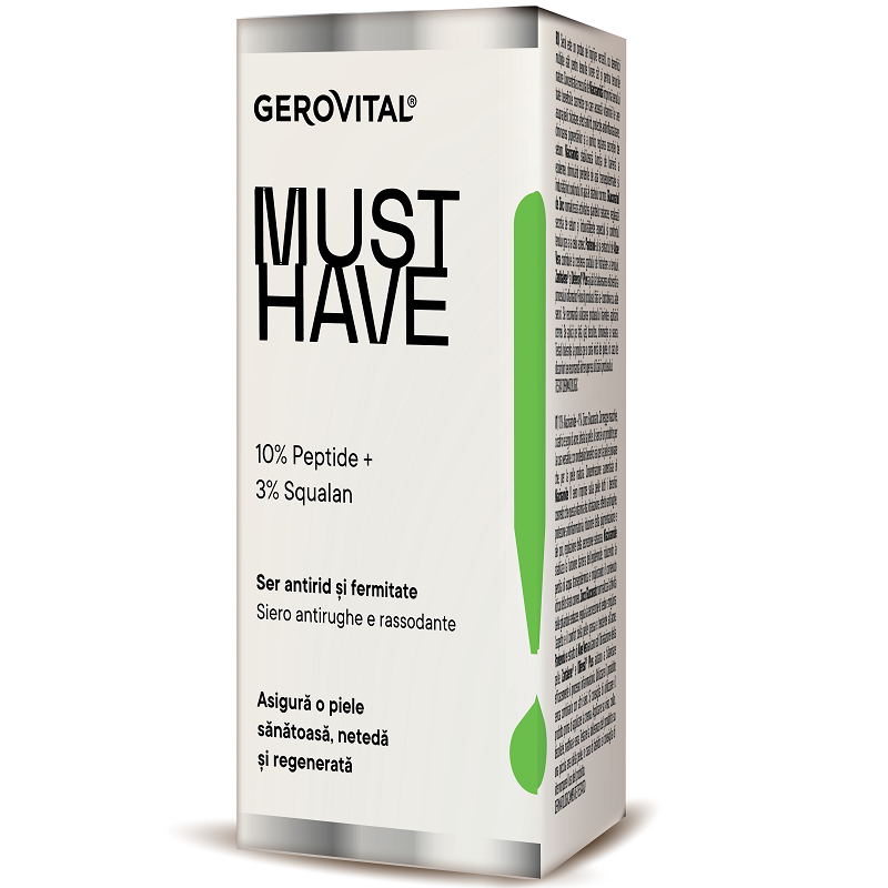 Ser antirid si fermitate Must Have, 30 ml, Gerovital