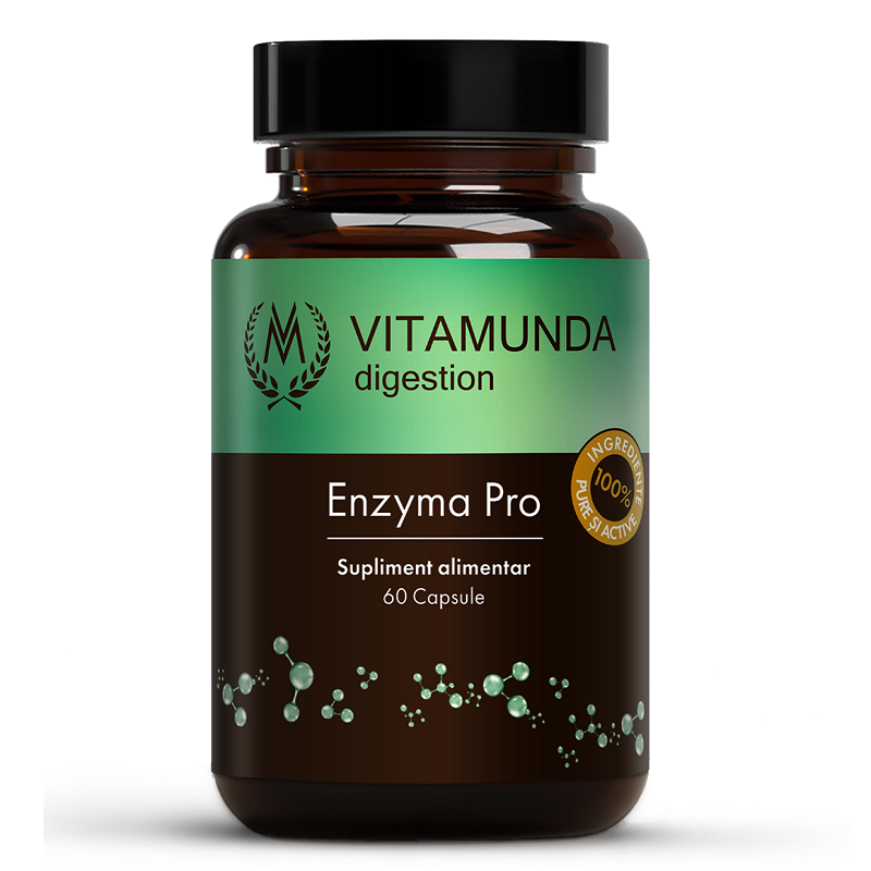 Enzyma Pro, 60 capsule, Vitamunda