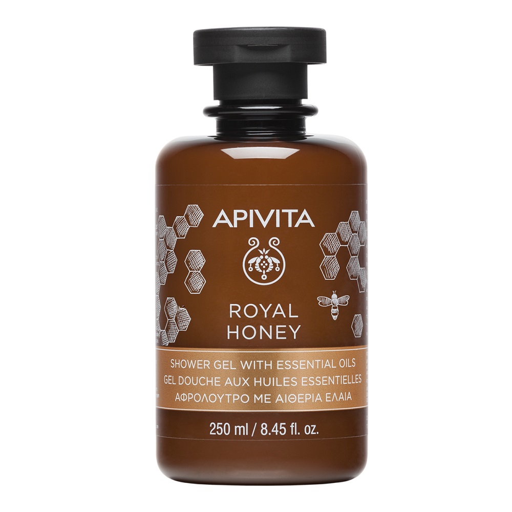 Gel de dus hidratant cu miere Royal Honey, 250 ml, Apivita