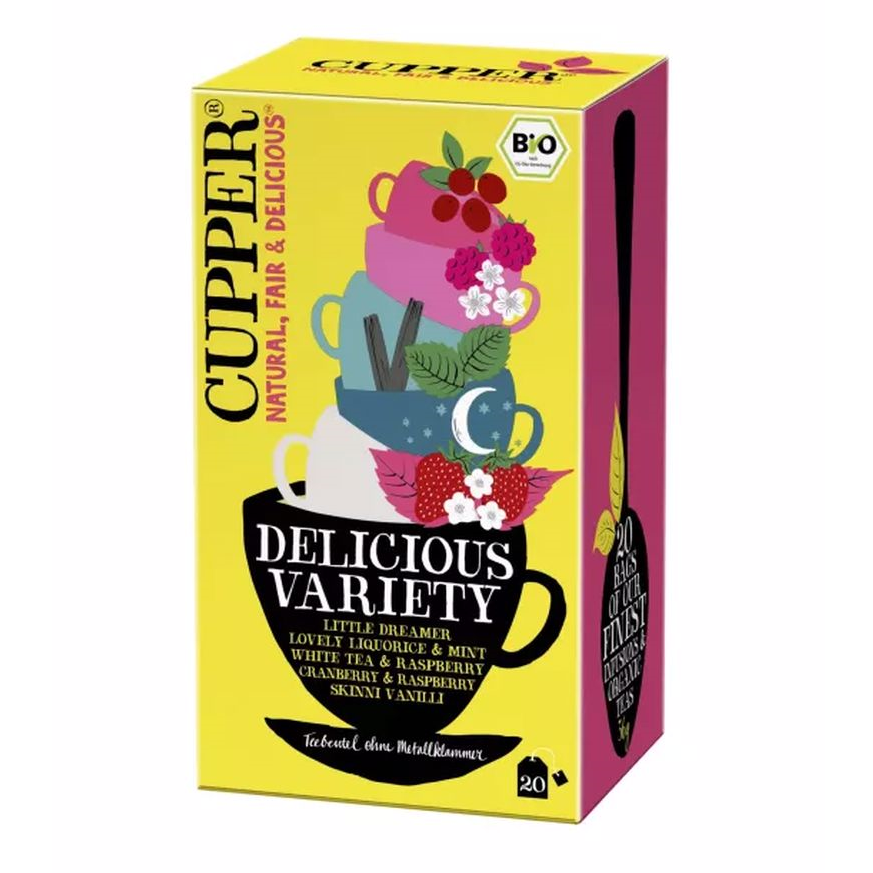 Ceai Bio Delicious Variety, 20 plicuri, Cupper