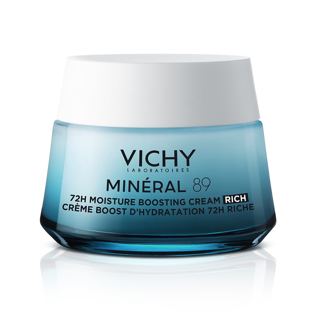 Crema intens hidratanta 72h pentru ten uscat Mineral 89, 50 ml, Vichy