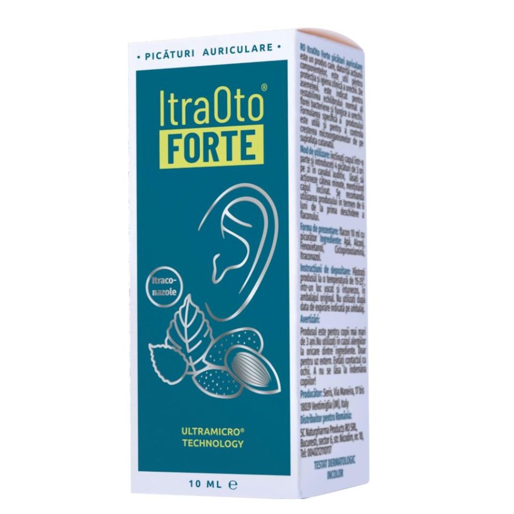 Picaturi auriculare Itraoto Forte, 10 ml, Seris