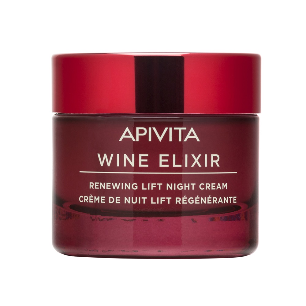 Crema de noapte Wine Elixir, 50 ml, Apivita