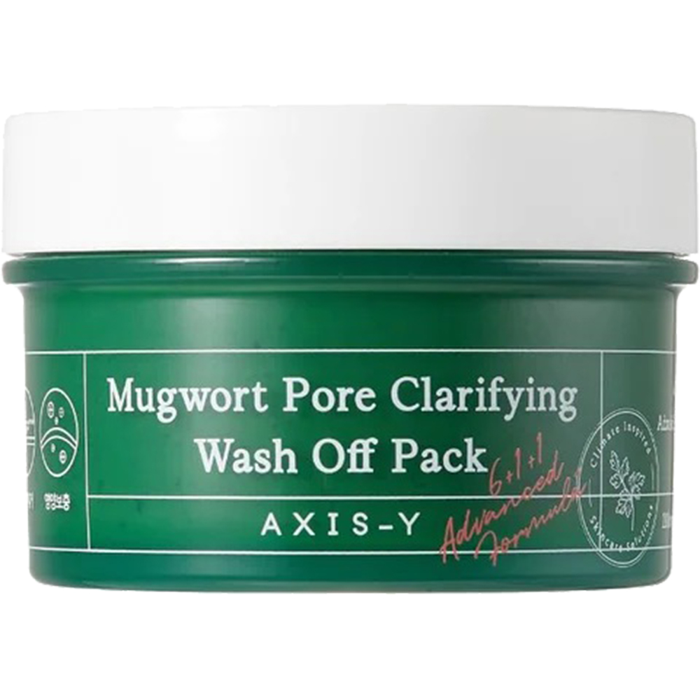 Masca pentru curatarea porilor cu Mugwort Pore Clarifying Wash Off, 100 ml, Axis-Y