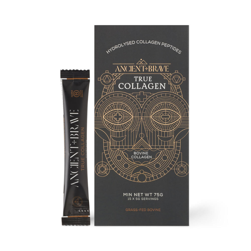 Colagen hidrolizat pudra True Collagen, 15 plicuri, Ancient and Brave