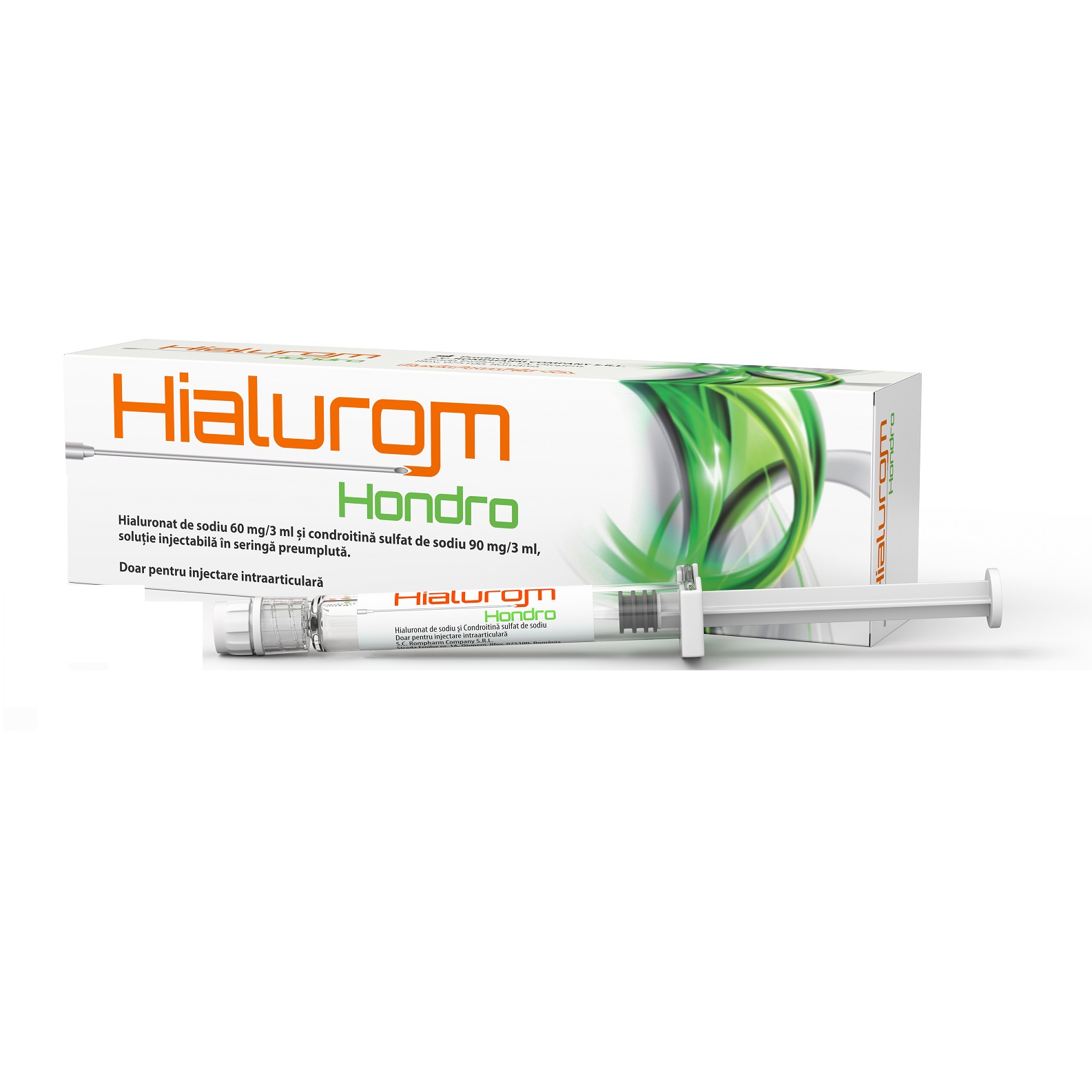 Hialurom Hondro solutie injectabila, 1 seringa preumpluta, Rompharm