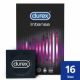 Prezervative stimulatoare Intense, 16 bucati, Durex 518279